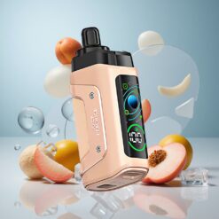 Razz Bar 45000 Puffs Jednokratna Vape Sočni Breskva Led s 1.0 Ohm Mesh Zavojnicom i Podesivim Protokom Zraka