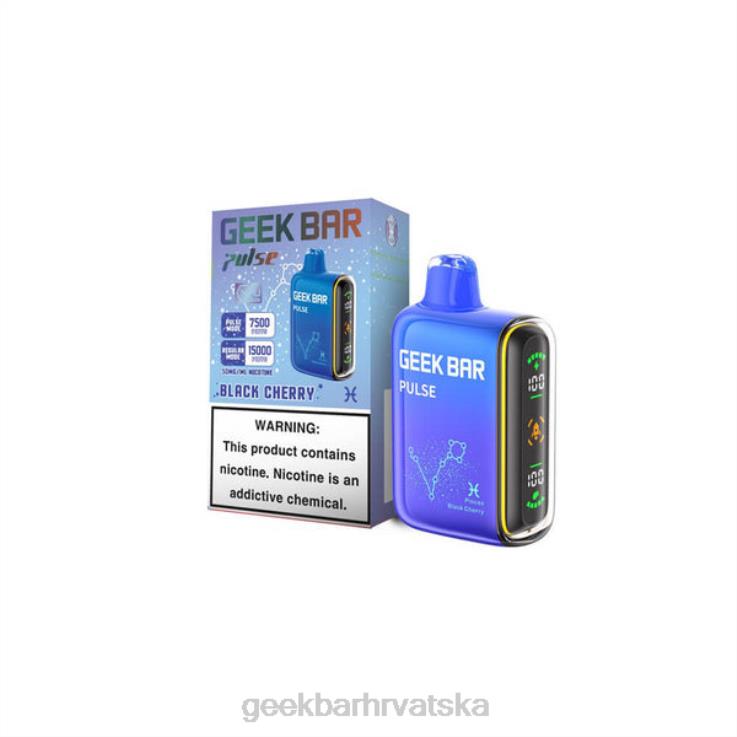 Geek Bar Cijena | Geek Bar Pulse za jednokratnu upotrebu 4604212 Crna trešnja