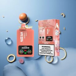 Razz Bar 40000 Puffs Jednokratna Vape Borovnica Led_66 s Power Screen Display i 1.0 Ohm 2 Mesh Coil - 20 mg/ml
