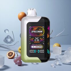 SMOK SPACEMAN SP40000 Jednokratna Vape Bijeli Grožđe Led s 40000 Puffs i 20ml Tekućine