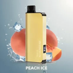 AliBarBar Ingot 9000 Puffs Peach Ice 22ml