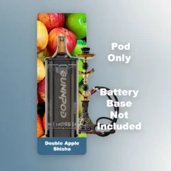 Gunnpod Moss 8000 dimova Double Apple Shisha 15mL Pre-filled